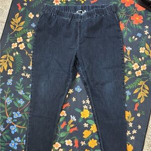 Comfort Knit Denim Pull on Jeans